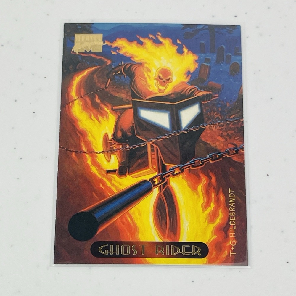 Marvel Masterpieces Ghost Rider Card 1994 42 Greg Tim Hildebrandt‎ Non Sport